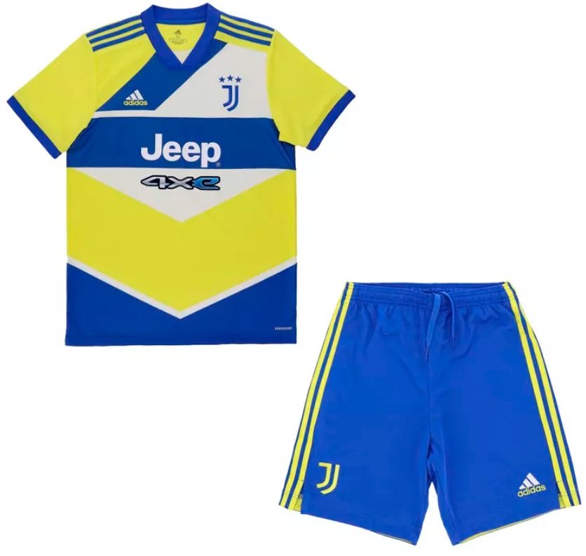 Kit infantil III Juventus 2021 2022 Adidas oficial 